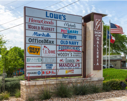 photo of Power Center monument signage