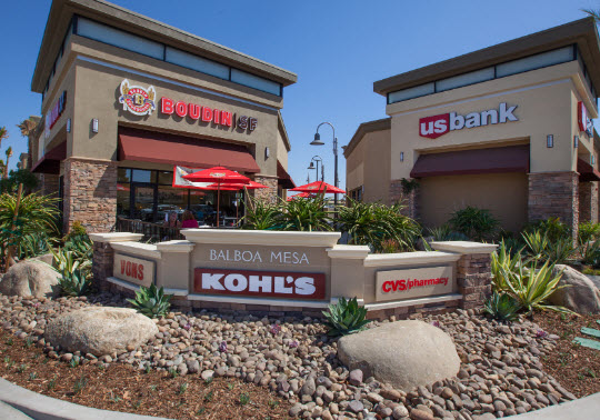 photo of signage for Anchor Tenants