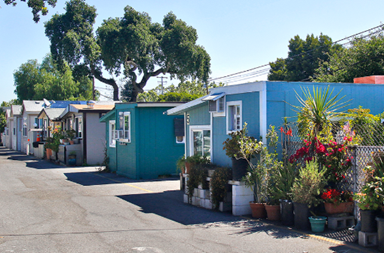 photo of mobile home park